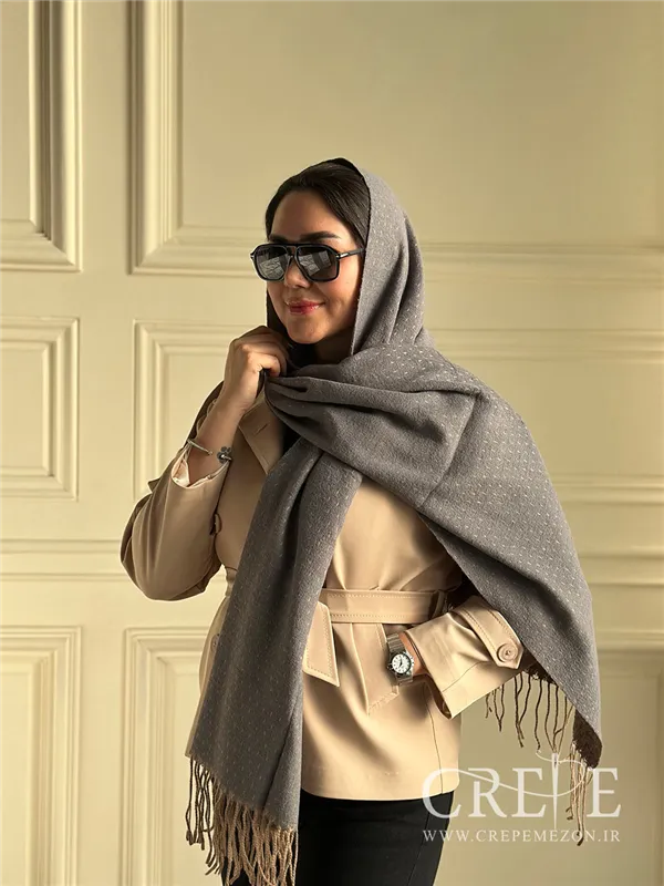 شال موهر حوله ای