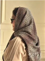 روسری پلنگی قواره 120