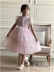 پیراهن مجلسی تور طرح برگ