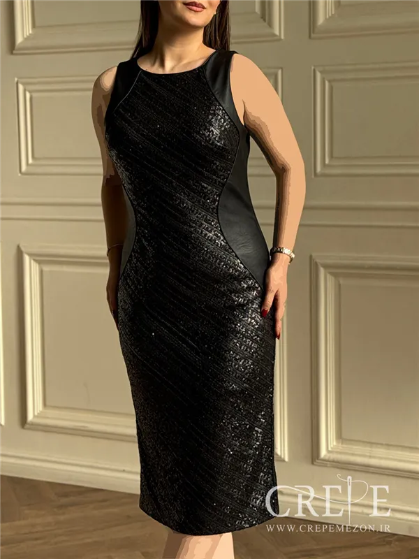 پیراهن چرم پولکی