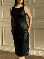 پیراهن چرم پولکی