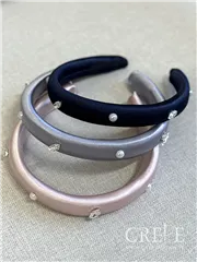 تل ساتن با نگین و مروارید