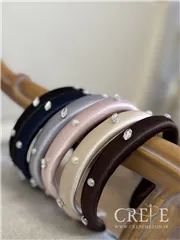 تل ساتن با نگین و مروارید