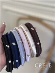 تل ساتن با نگین و مروارید