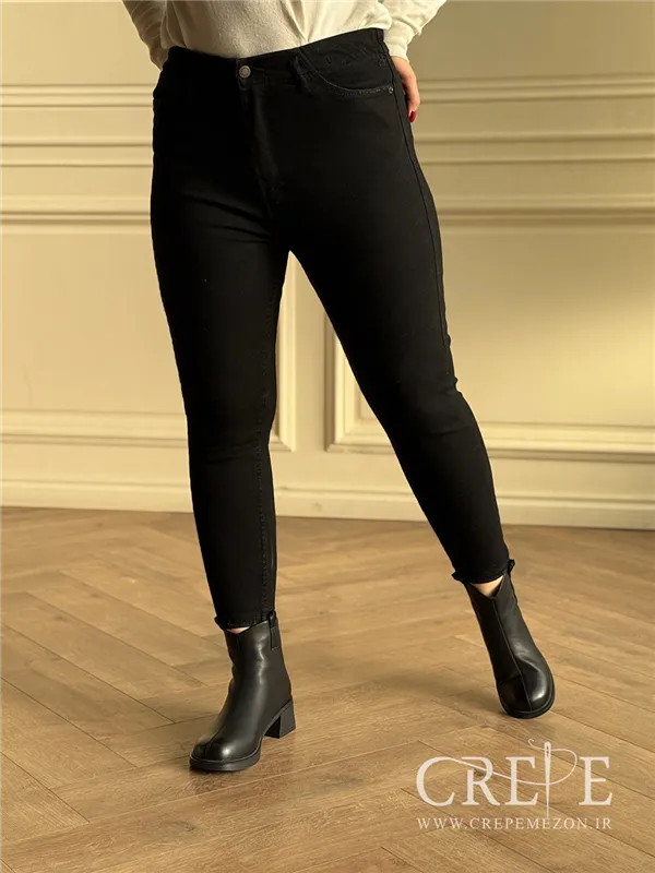 جین جذب کمر کش سایز بزرگ قد 88