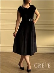 پیراهن مخمل یقه دلبری