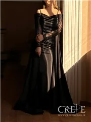 ماکسی زارا  آستین سنگ دوزی آریانا 