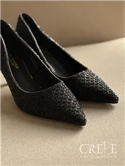 کفش مجلسی نگینی پاشنه 7/5 سانت