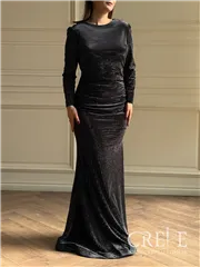 ماکسی مخمل نگینی پشت باز