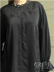 شومیز یقه گیپور