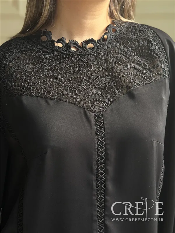 شومیز یقه گیپور