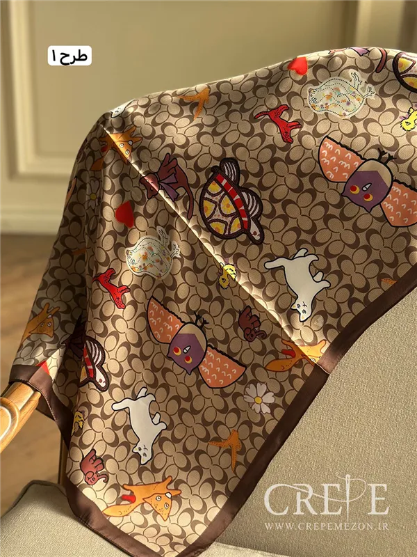 مینی اسکارف طرحدار