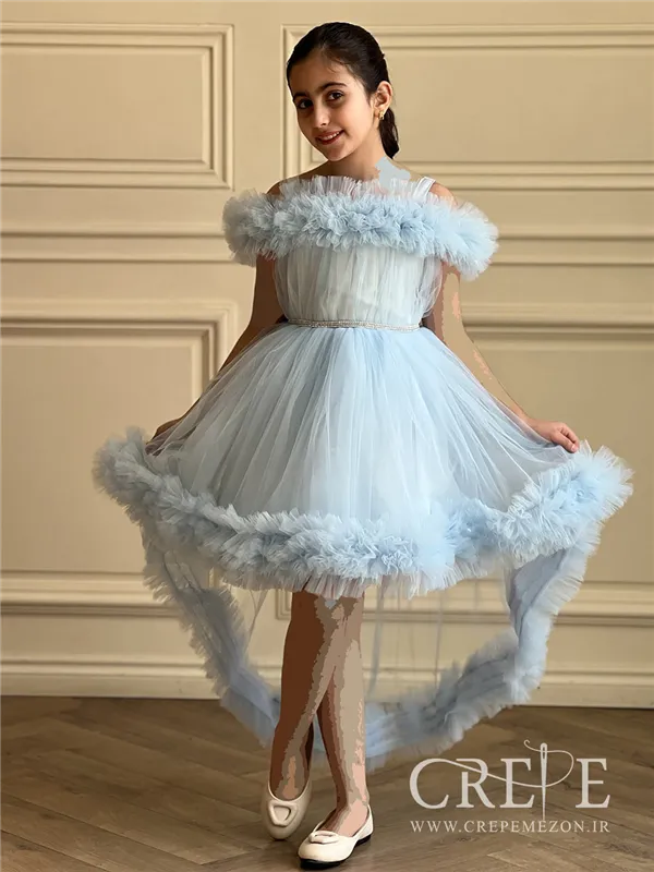 |پیراهن نسترن دنباله دار