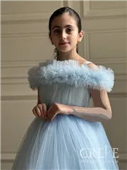 |پیراهن نسترن دنباله دار