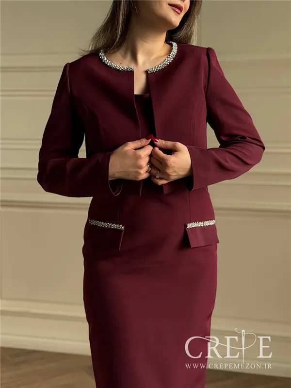 کت سارافون نگین دوزی