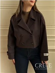 بارانی کراپ چهار دکمه