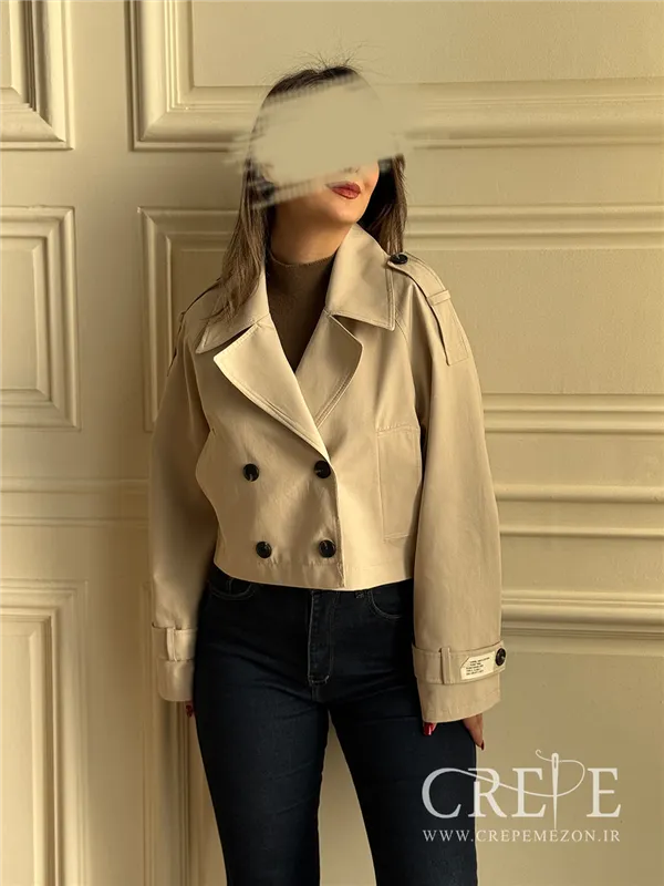 بارانی کراپ چهار دکمه