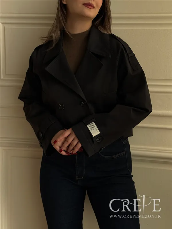 بارانی کراپ چهار دکمه