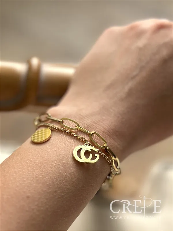 دستبند استیل دولاین گوچی