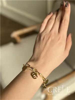 دستبند استیل دولاین گوچی