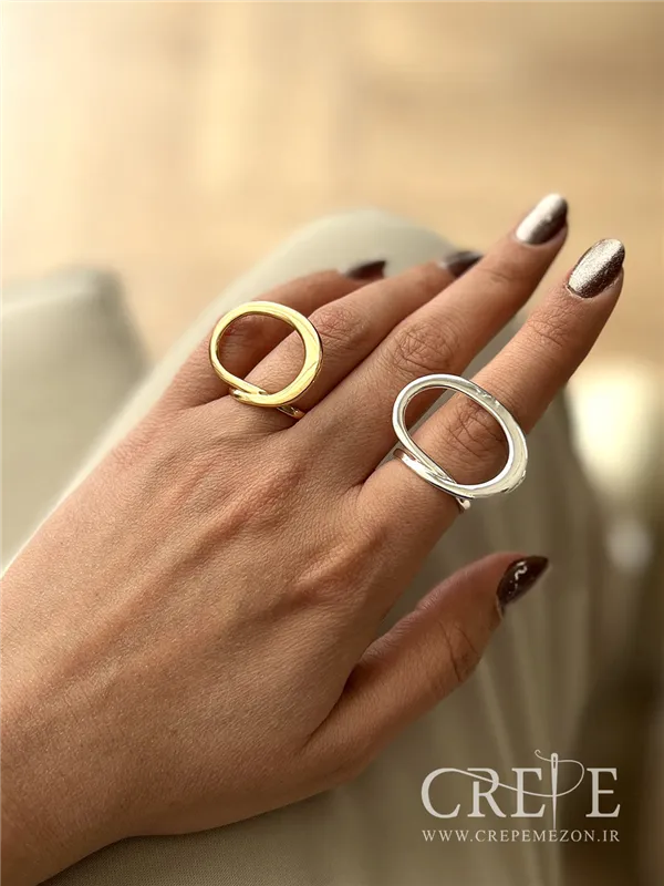 انگشتر مینیمال دایره