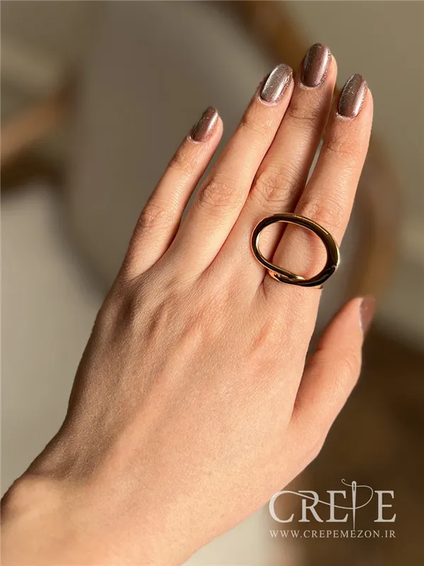 انگشتر مینیمال دایره