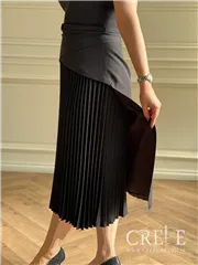 پیراهن دامن پلیسه کمربنددار