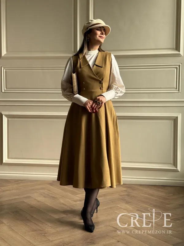 سارافون کشمیر یقه آمریکایی