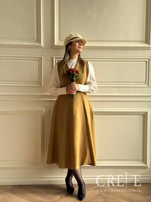 سارافون کشمیر یقه آمریکایی