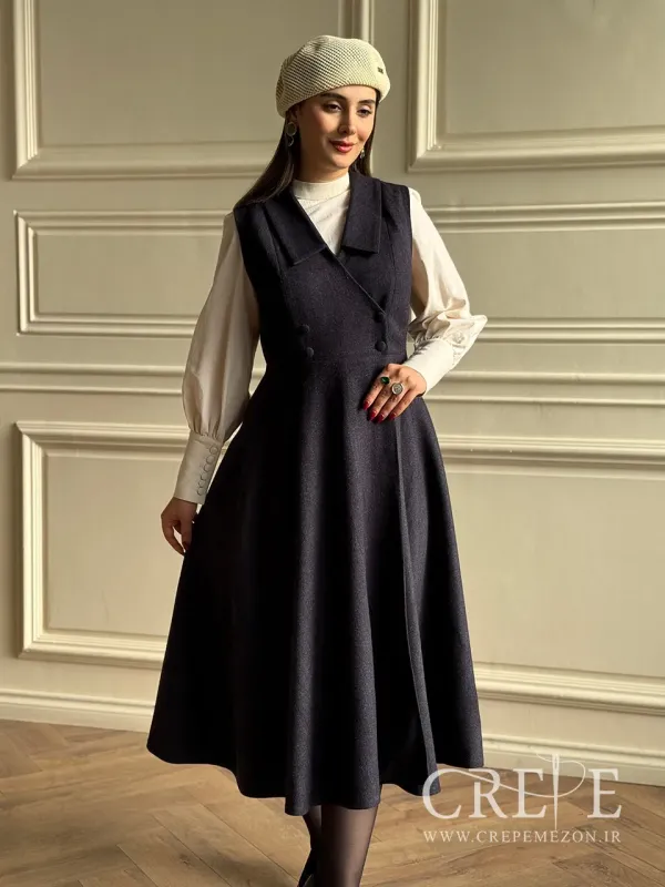 سارافون کشمیر یقه آمریکایی