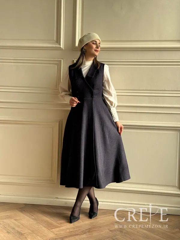 سارافون کشمیر یقه آمریکایی