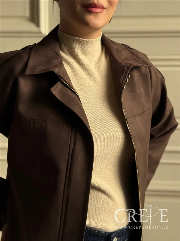 کت جیر جلو زیپ