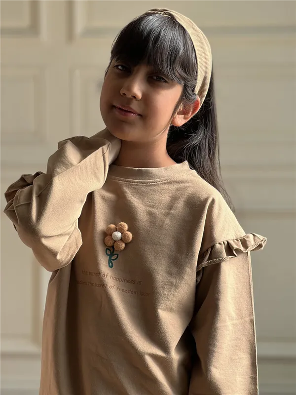 بلوز گل برجسته 