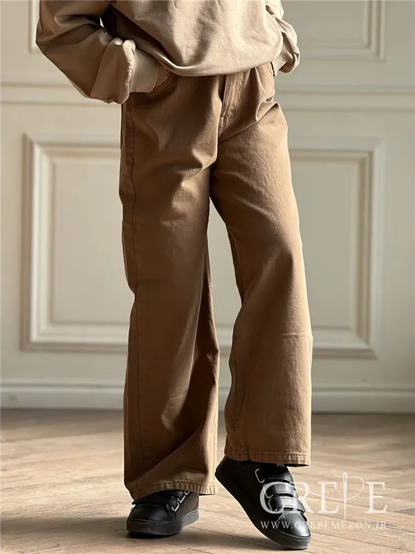 شلوار کتان بگ 