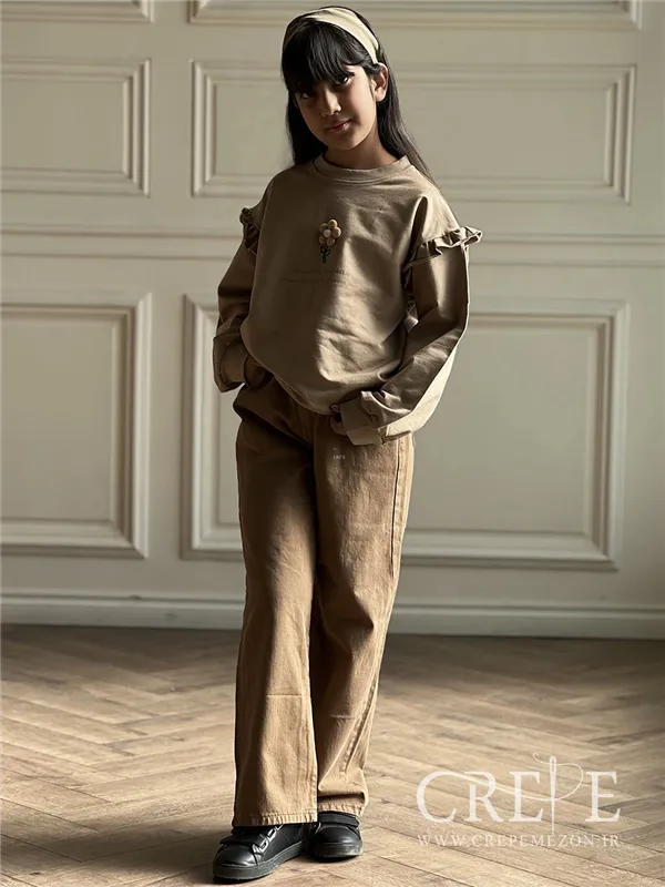 شلوار کتان بگ 