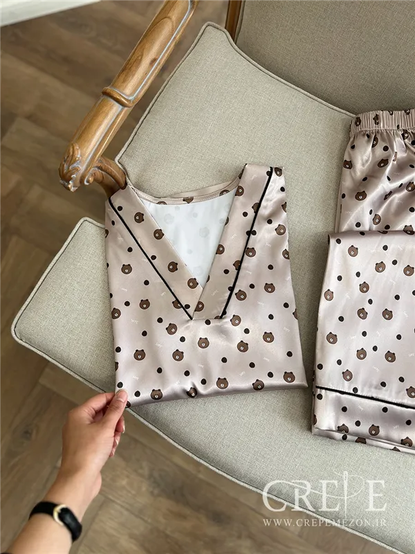 ست بلوز شلوار طرح تدی 