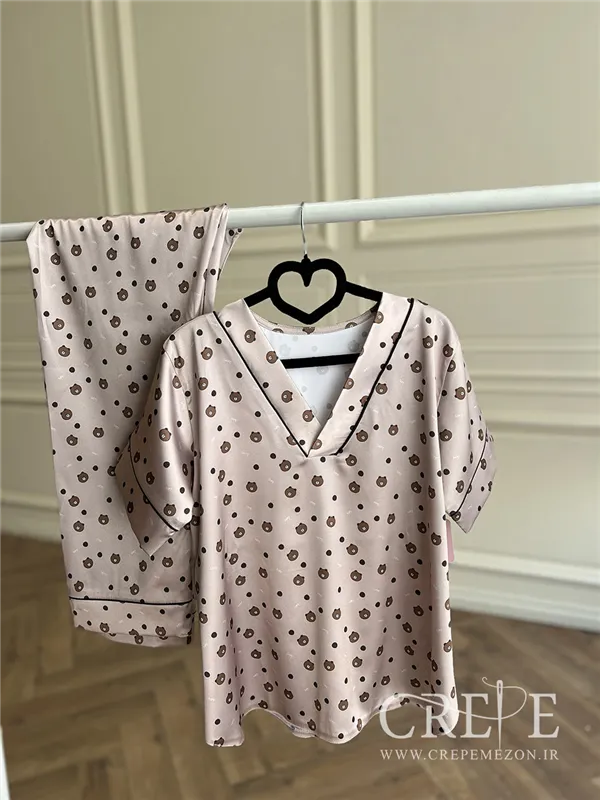 ست بلوز شلوار طرح تدی 