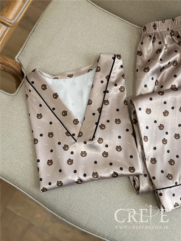 ست بلوز شلوار طرح تدی 