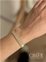 دستبند ژوپینگ رولکس نگین دار 