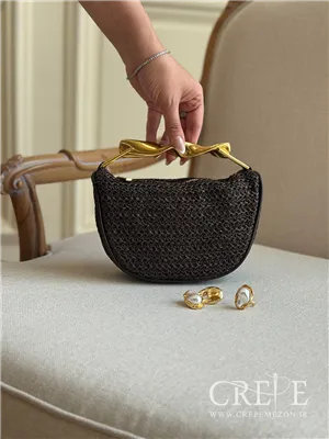 کیف هلالی طرح بافت