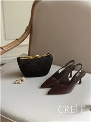 کیف هلالی طرح بافت