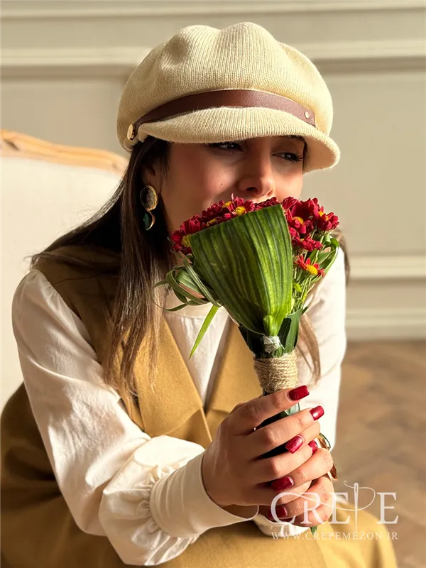 کلاه بافت کاپیتانی یراق دار 