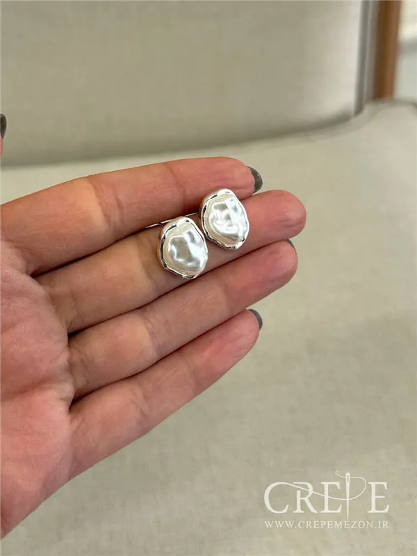 گوشواره صدف باروک