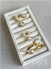 گوشواره صدف باروک