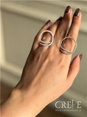 انگشتر مینیمال نگینی