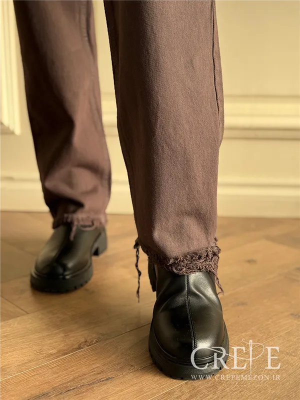 جین نیم بگ کمر ریش قد 110