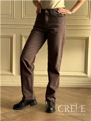 جین نیم بگ کمر ریش قد 110