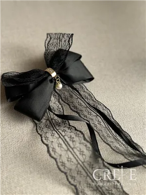 گیره پاپیون تور مروارید اویز