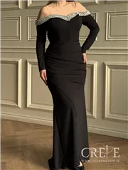 ماکسی یقه مرواریدی دالقیچ