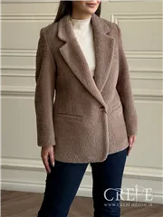 کت تک دکمه پوست سموری